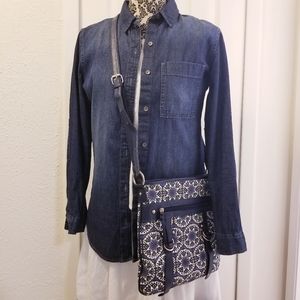 C Medallion Print Crossbody